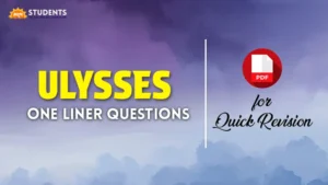 ulysses mcq
