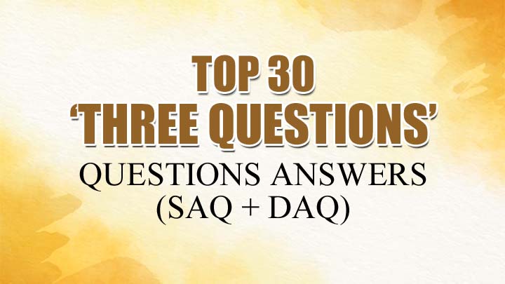 three questions questions and answers
