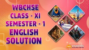 wbchse class 11 semester 1 english solution