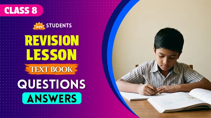 class 8 English revision lesson question answer
