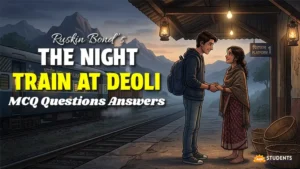 the night train at deoli question answer
